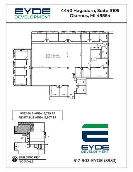 4440 Hagadorn Rd, Okemos, MI for lease - Site Plan - Image 1 of 25