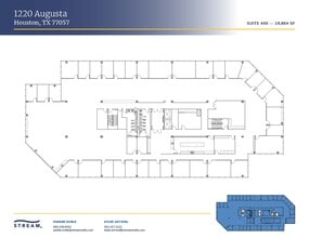 1220 Augusta Dr, Houston, TX à vendre Plan d’étage- Image 1 de 1
