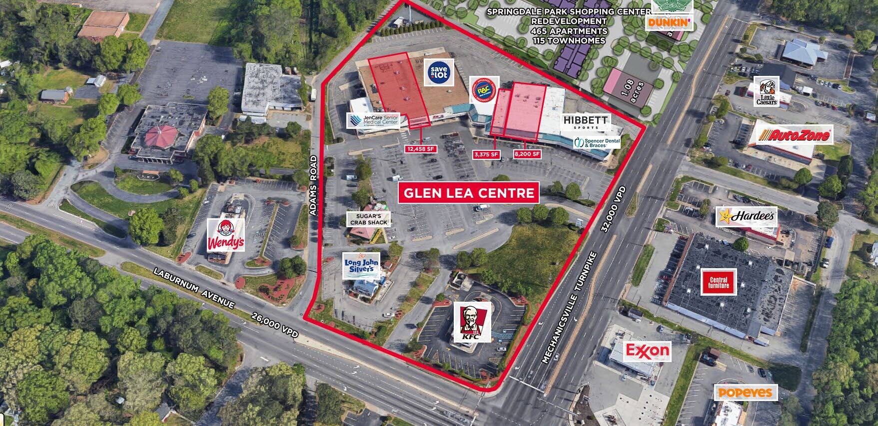 3800-3824 Mechanicsville Pike, Richmond, VA for lease Aerial- Image 1 of 2