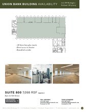 707 SW Washington St, Portland, OR for lease Floor Plan- Image 1 of 5