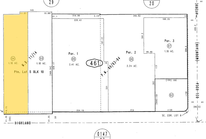 1470 Highland Ave, San Bernardino, CA à louer - Plan cadastral - Image 2 de 28