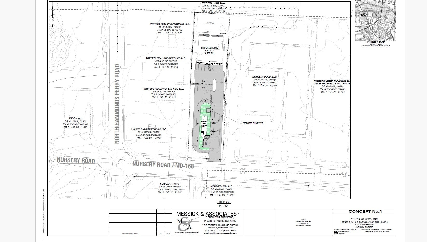 812-814 W Nursery Rd, Linthicum Heights, MD for lease Building Photo- Image 1 of 6