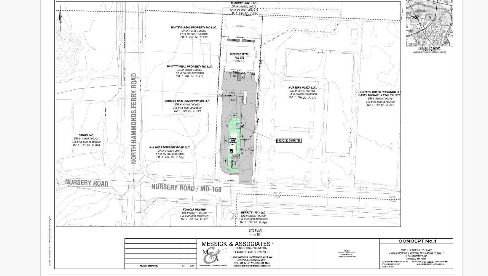 812-814 W Nursery Rd, Linthicum Heights, MD à louer Photo du bâtiment- Image 1 de 6