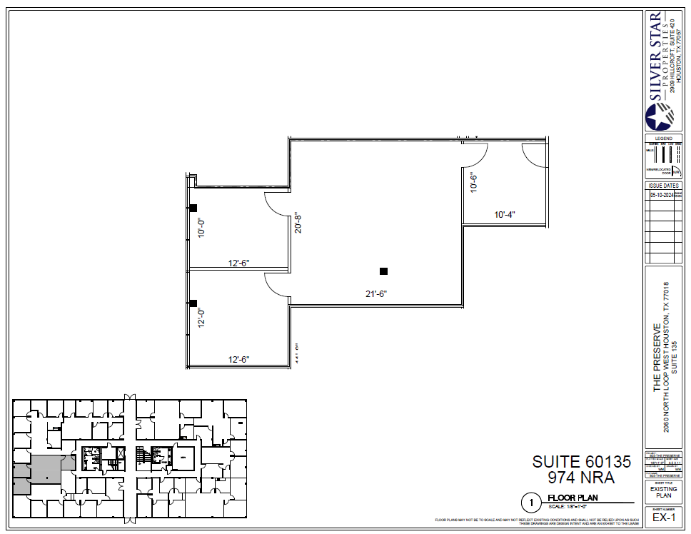 2000 N Loop Fwy W, Houston, TX à louer Plan d  tage- Image 1 de 1