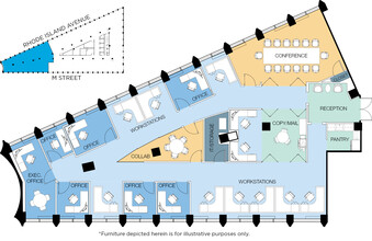 1730 Rhode Island Ave NW, Washington, DC for lease Floor Plan- Image 1 of 1