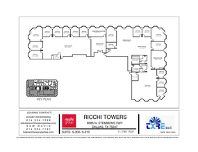 8585 N Stemmons Fwy, Dallas, TX à louer Plan d  tage- Image 2 de 2