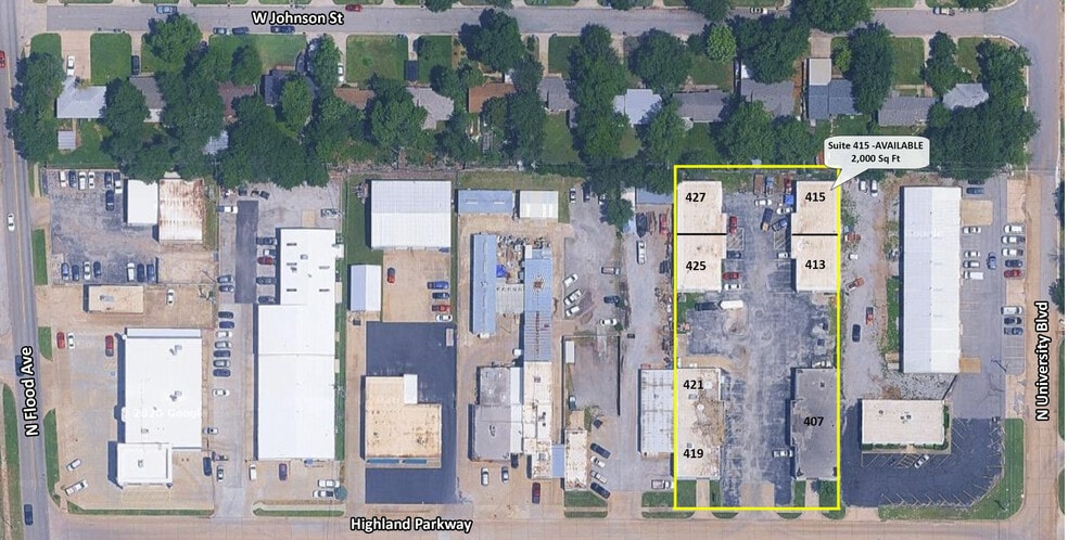 407-409 Highland Pky, Norman, OK for lease - Building Photo - Image 2 of 3