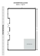 170 Monticello Ave, Jersey City, NJ à louer Plan d’étage- Image 2 de 2