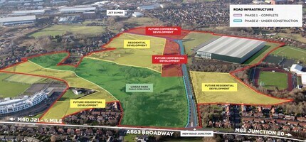 Lydia Becker Way, Oldham, GTM - Aerial  map view