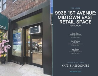Plus de détails pour 989-1001 First Ave, New York, NY - Commerce de détail à louer