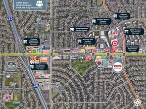 7950 E Hampden Ave, Denver, CO - AERIAL  map view - Image1