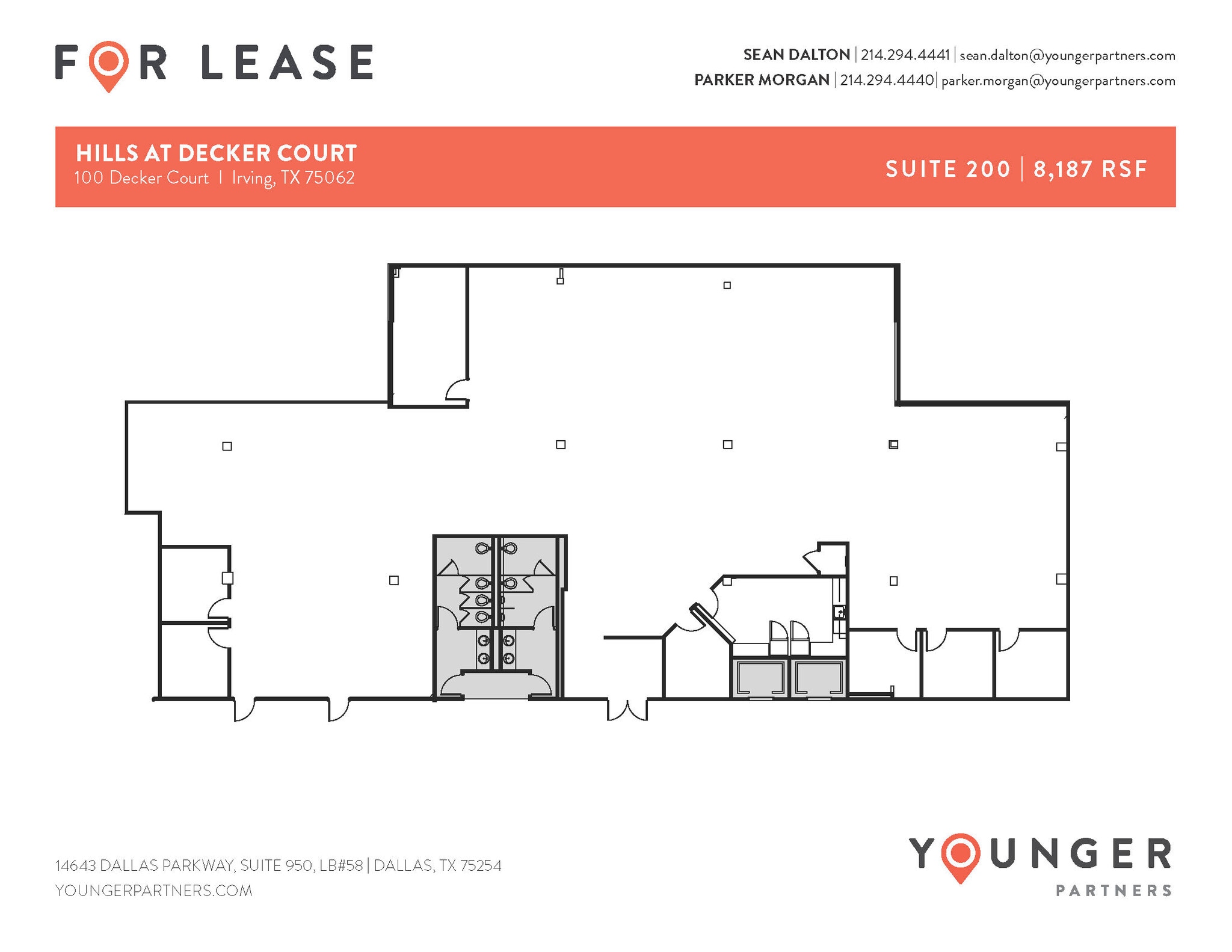 100 Decker Ct, Irving, TX à louer Plan d’étage- Image 1 de 2