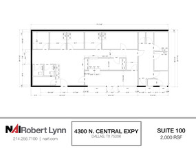 4300 N Central Expy, Dallas, TX for lease Floor Plan- Image 1 of 11