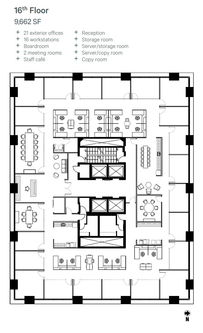 202 6th Ave SW, Calgary, AB for lease Floor Plan- Image 1 of 1