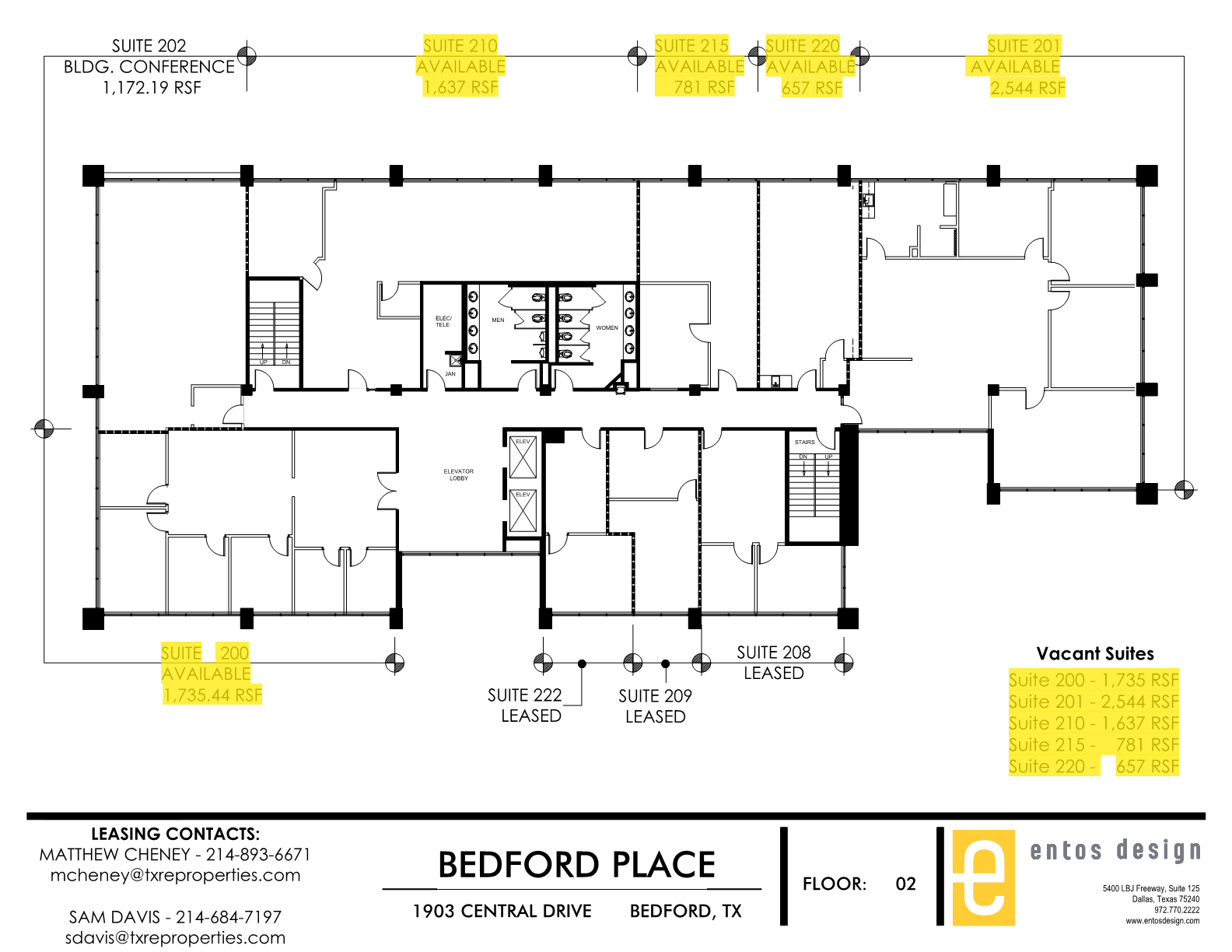 1903 Central Dr, Bedford, TX à louer Plan d’étage- Image 1 de 1