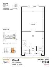 4202 E Elwood St, Phoenix, AZ for lease Floor Plan- Image 1 of 4