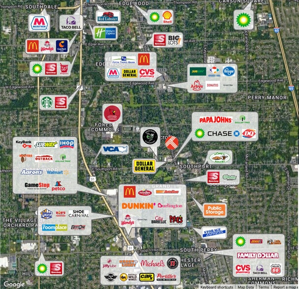 7002 S Madison Ave, Indianapolis, IN à vendre - Photo du bâtiment - Image 3 de 6