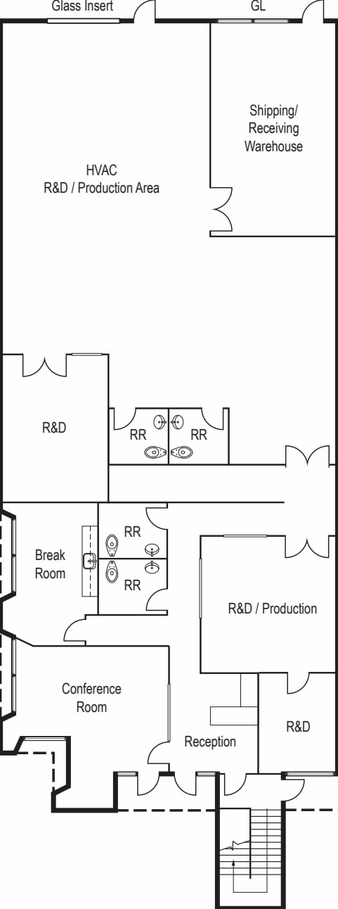 6295 Ferris Sq, San Diego, CA à louer Plan d’étage- Image 1 de 1