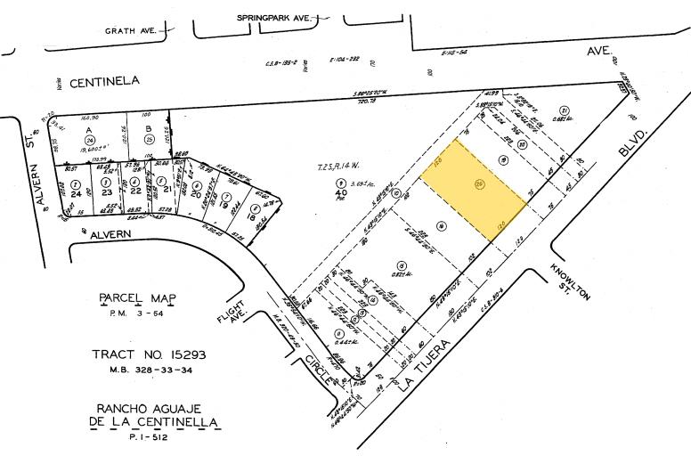 6901 La Tijera Blvd, Los Angeles, CA for lease - Plat Map - Image 2 of 4