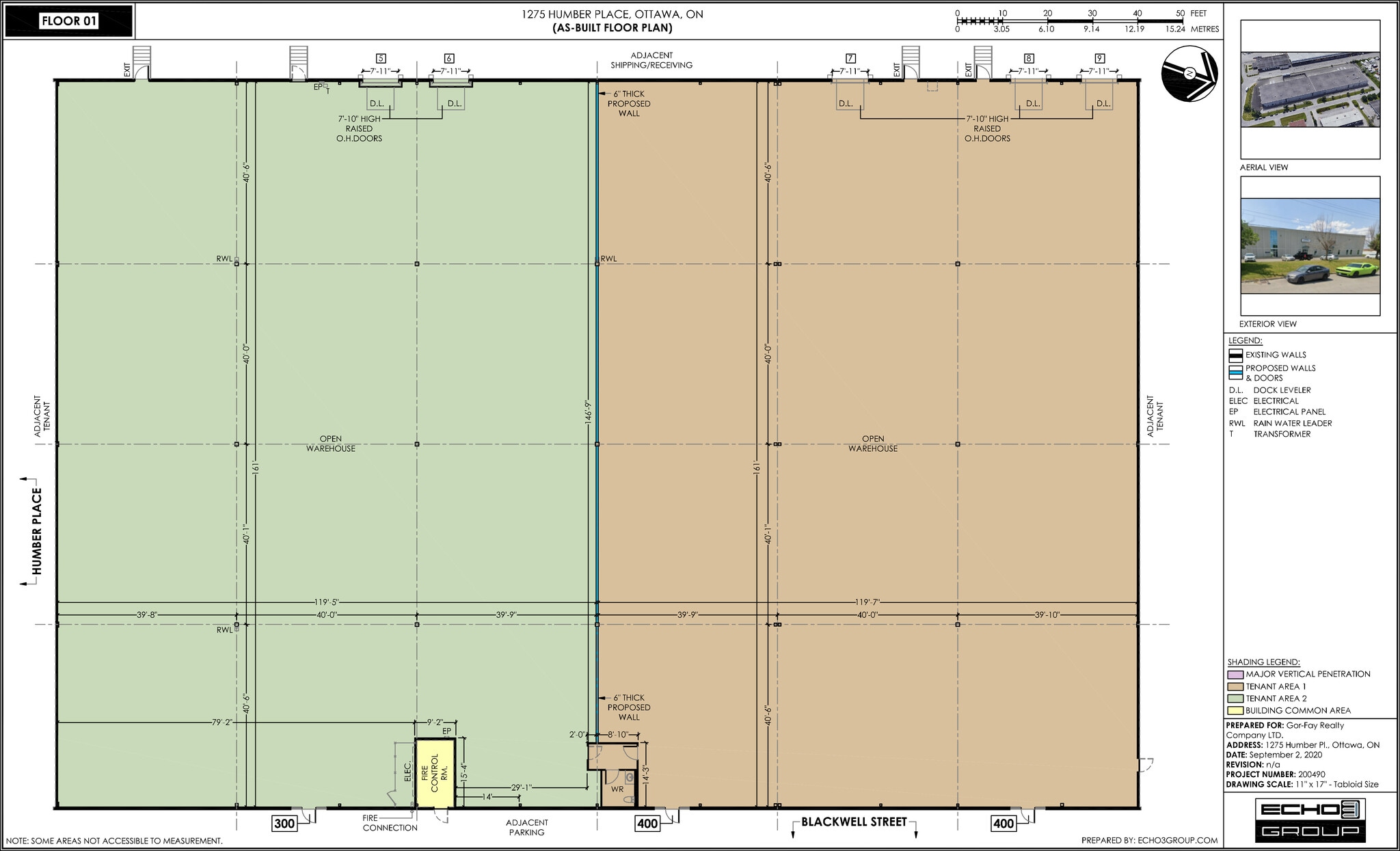 1275 Humber Pl, Ottawa, ON for lease Floor Plan- Image 1 of 5