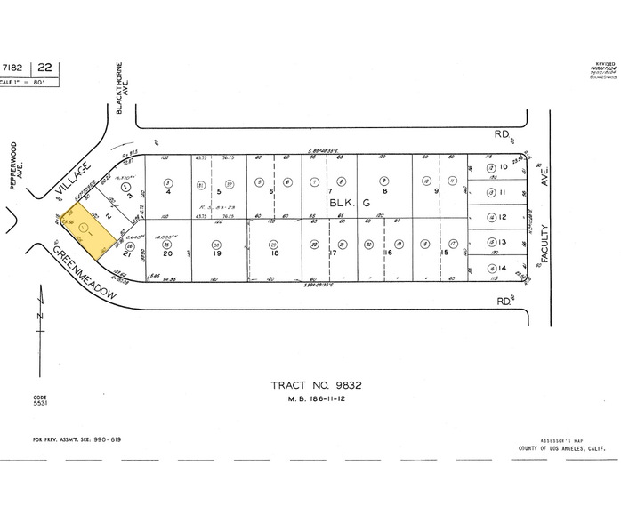 4430 E Village Rd, Long Beach, CA à vendre - Plan cadastral - Image 2 de 2