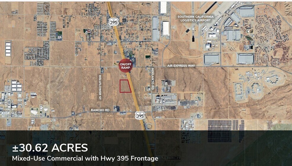 Highway 395 & Yucca Rd, Adelanto, CA à vendre - Photo du bâtiment - Image 1 de 2