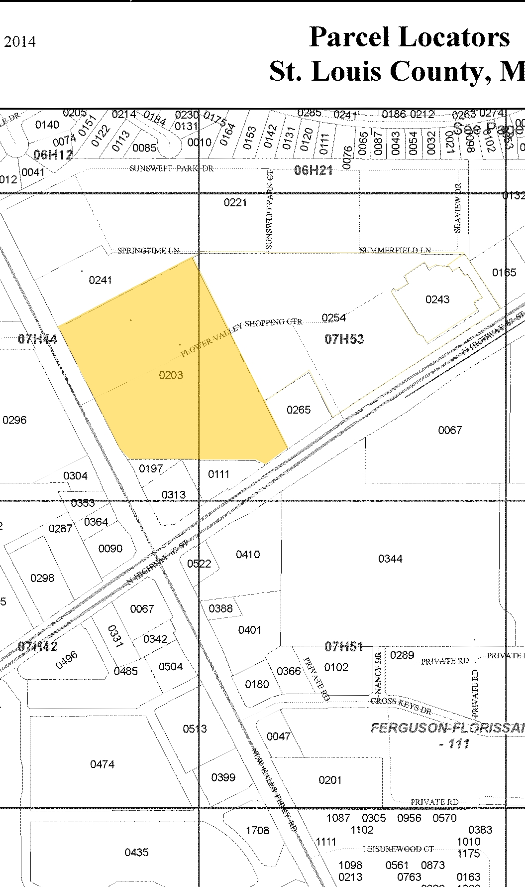 1 Flower Valley Shopping Ctr, Florissant, MO à vendre Plan cadastral- Image 1 de 1