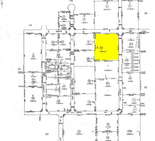 1190 Zephyr Ave, Hayward, CA for lease - Plat Map - Image 2 of 2