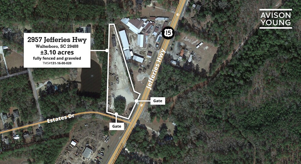 2957 Jefferies Hwy, Walterboro, SC à louer - Photo du bâtiment - Image 2 de 14