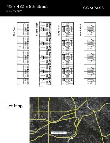 418-422 E 8th St, Dallas, TX à vendre - Photo du bâtiment - Image 1 de 1