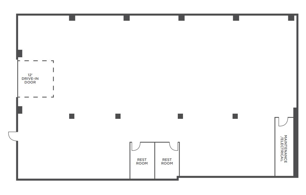 2111 Center St, Cleveland, OH à louer Plan d  tage- Image 1 de 1