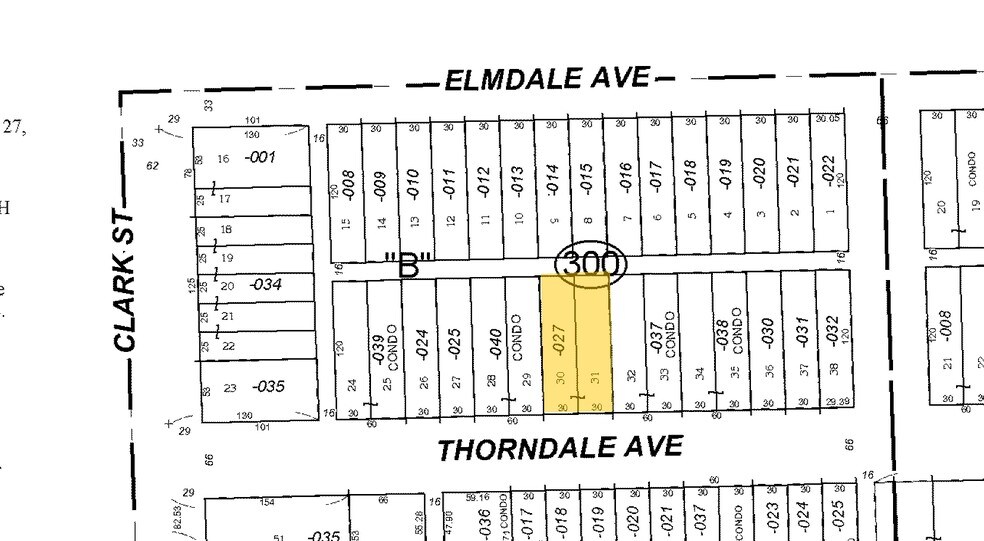 1522-1524 W Thorndale Ave, Chicago, IL à vendre - Plan cadastral - Image 3 de 3