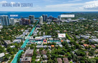 2829 Bird Ave, Miami, FL - AERIAL map view