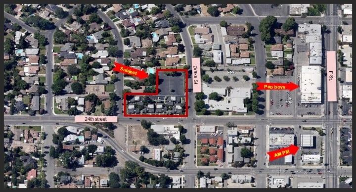 2112 24th St, Bakersfield, CA for lease - Aerial - Image 3 of 3