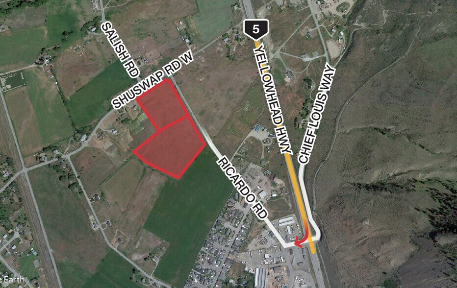 1090 Ricardo Rd, Kamloops, BC à vendre - Aérien - Image 2 de 6