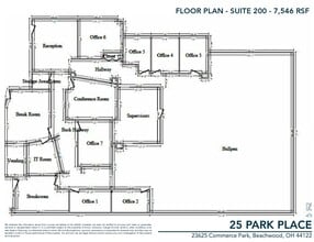 23625 Commerce Park, Beachwood, OH à louer Plan d’étage- Image 1 de 1