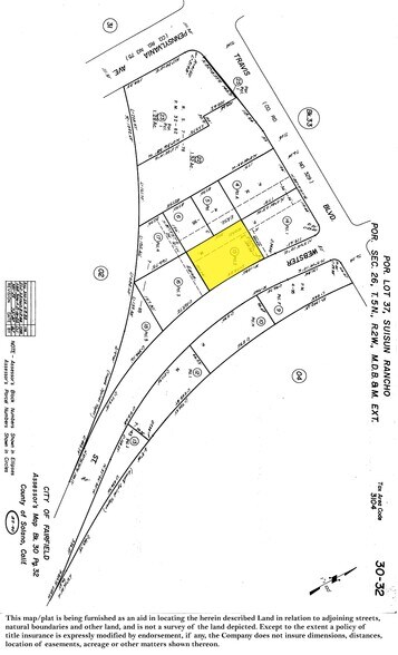 1555 Webster St, Fairfield, CA à vendre - Plan cadastral - Image 2 de 3