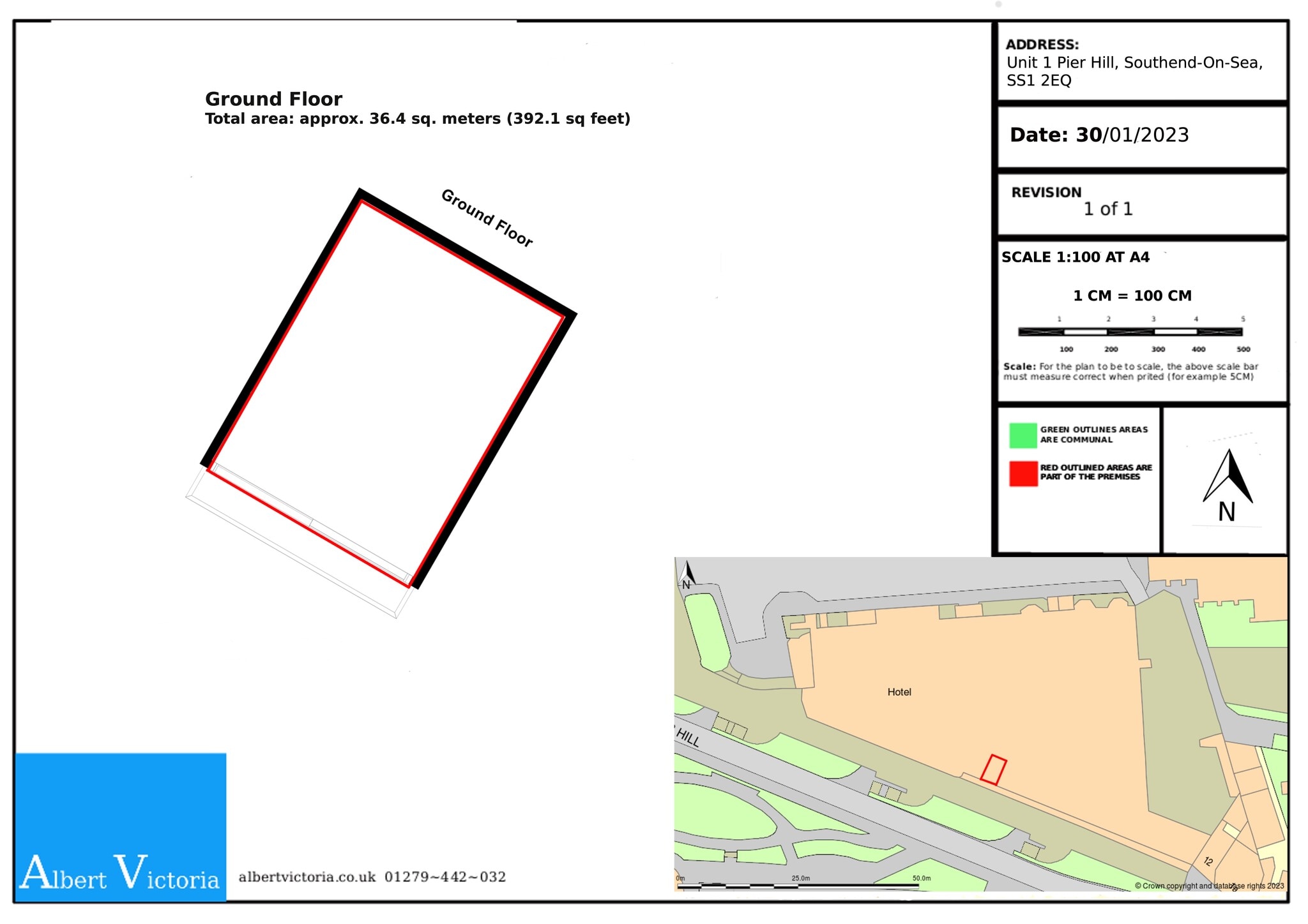 Pier Hl, Southend-On-Sea for lease Site Plan- Image 1 of 1