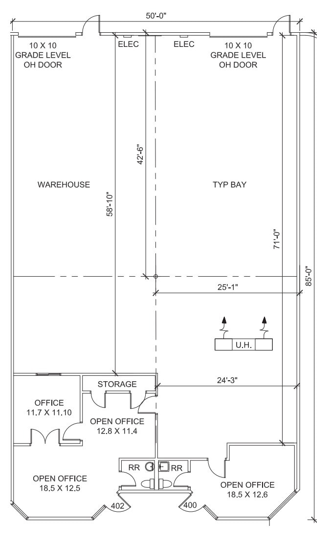 1225 W College Ave, Carrollton, TX for lease Floor Plan- Image 1 of 4
