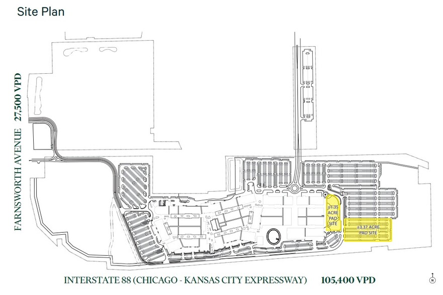 1650 Premium Outlet Blvd, Aurora, IL for lease - Site Plan - Image 2 of 2