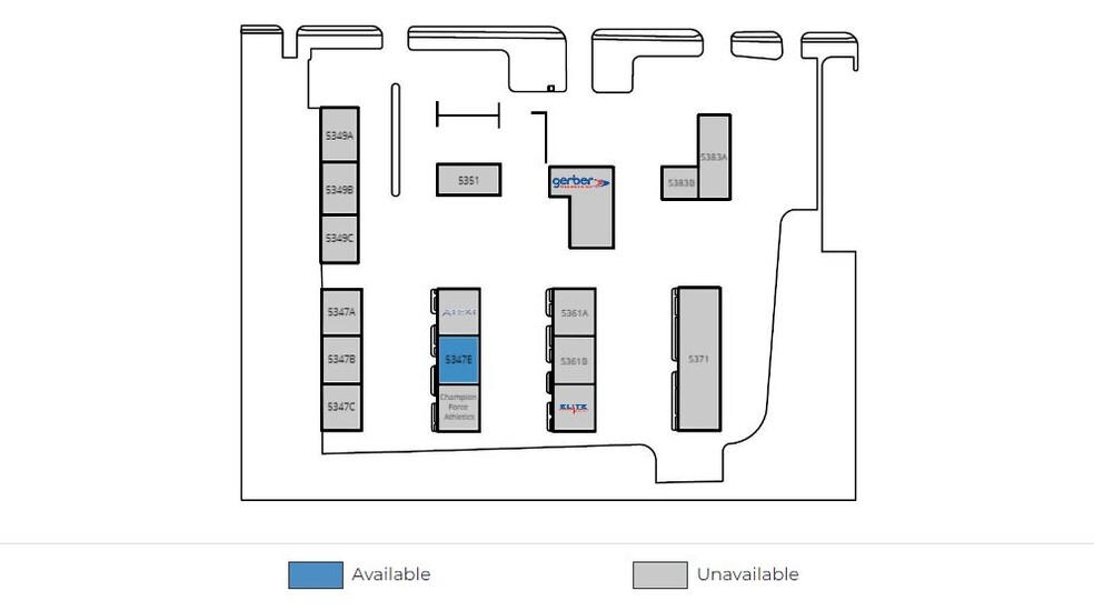 5347-5387 US Hwy 6, Portage, IN for lease - Site Plan - Image 2 of 10