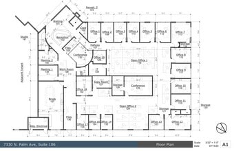 7330 N Palm Ave, Fresno, CA for lease Site Plan- Image 2 of 15