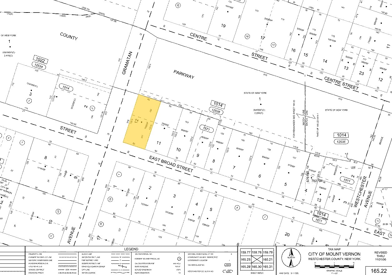 571-585 Gramatan Ave, Mount Vernon, NY à vendre Plan cadastral- Image 1 de 5