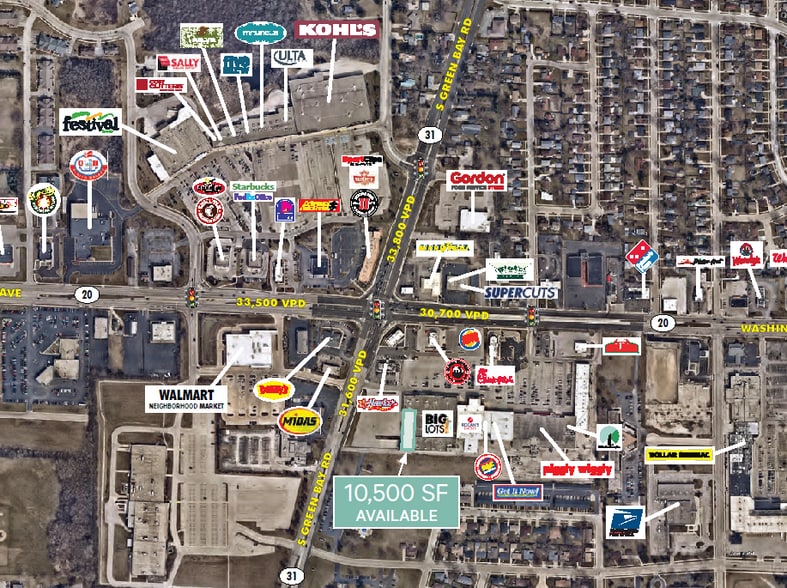 5415 Washington Ave, Racine, WI for lease - Building Photo - Image 1 of 5