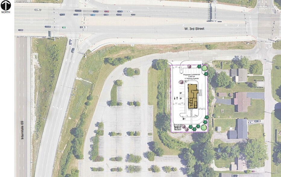 2903 W 3rd St, Bloomington, IN à vendre - Plan de site - Image 2 de 2