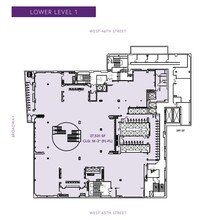 1540 Broadway, New York, NY à louer Plan d  tage- Image 2 de 2