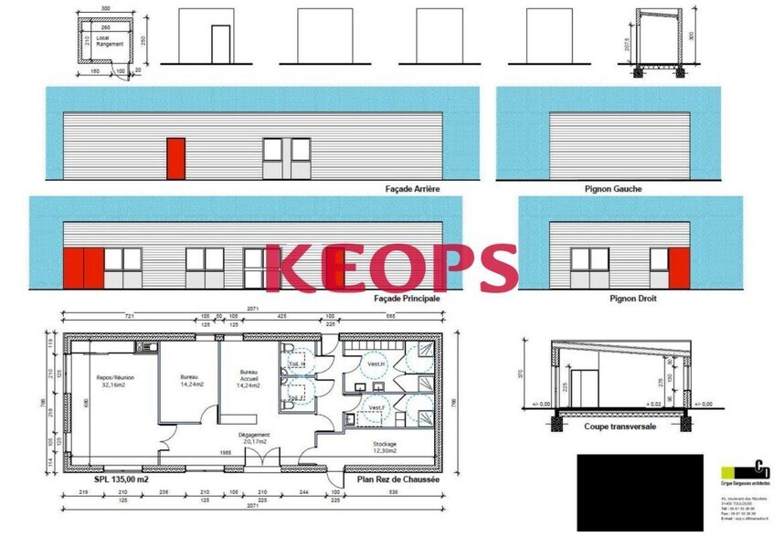 Flex in Villematier for sale - Floor Plan - Image 3 of 4
