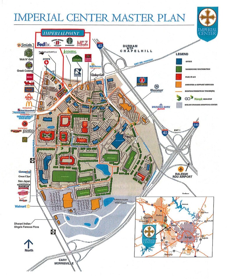 5410 Page Rd, Durham, NC for lease Site Plan- Image 1 of 1
