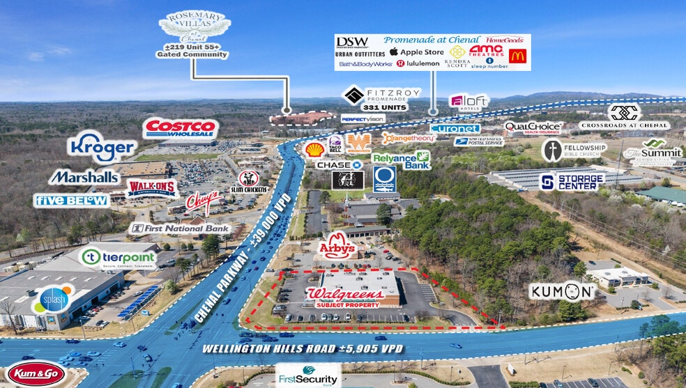 15500 Chenal Pky, Little Rock, AR for sale - Building Photo - Image 2 of 3