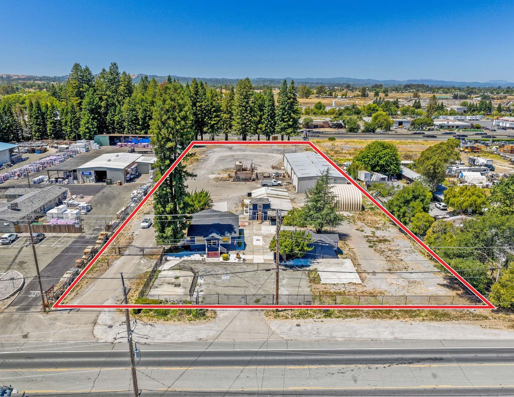 4135-4137 Santa Rosa Ave, Santa Rosa, CA for lease Aerial- Image 1 of 5